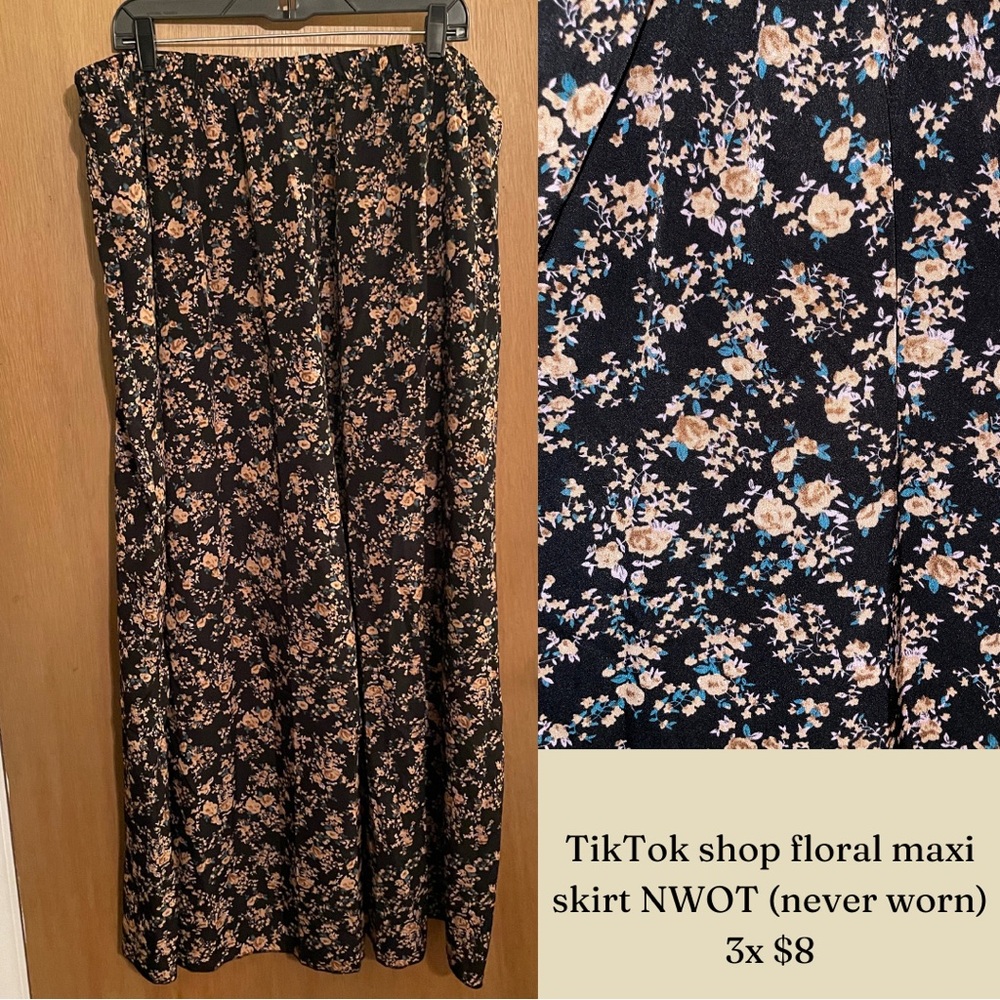 Floral Maxi skirt